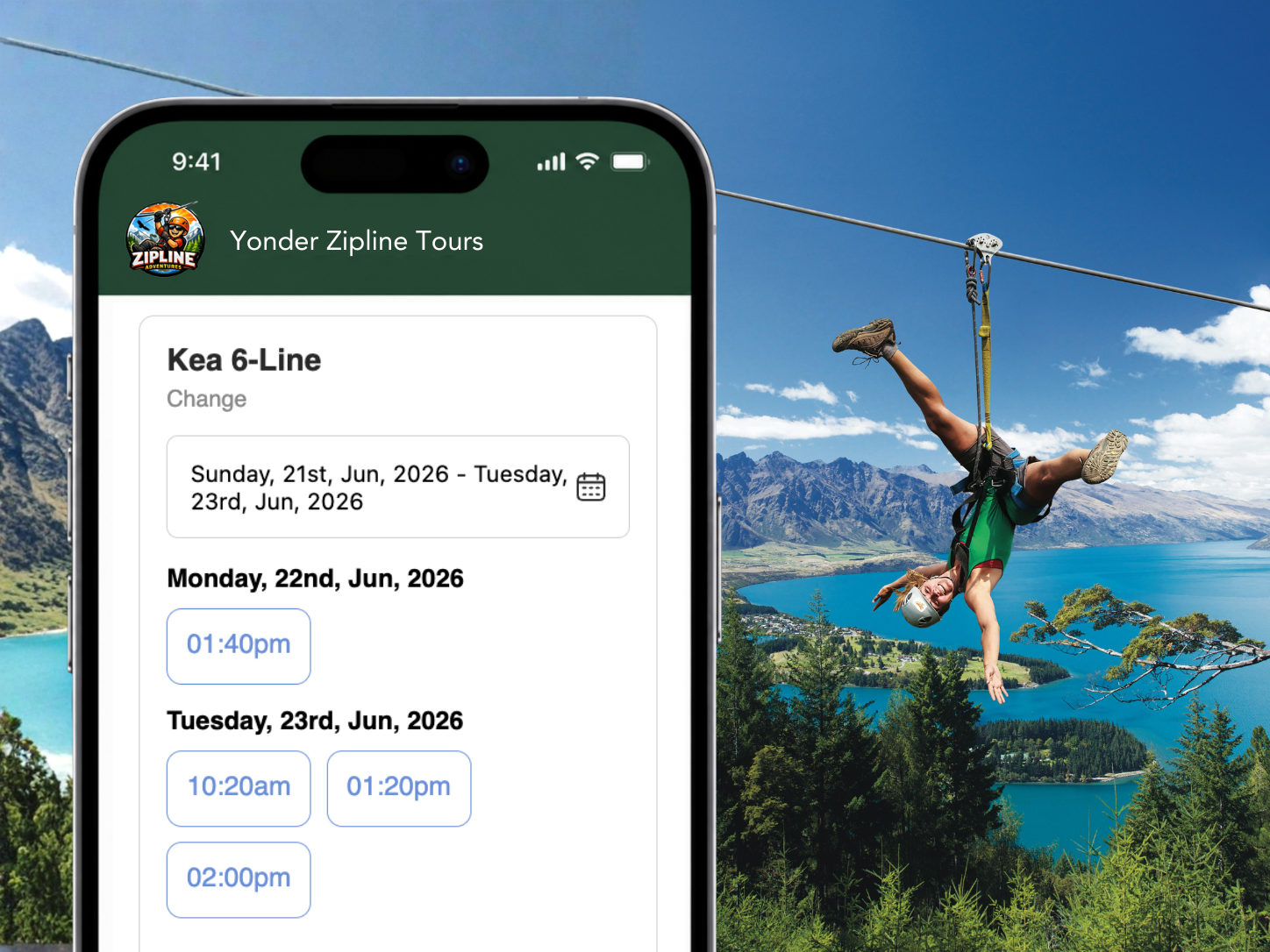 Yonder AI Chatbot answering a guest with live availability